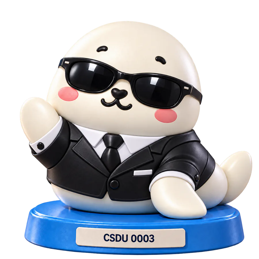 CDSU bureau agent seal collectible figure