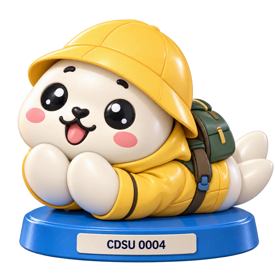CDSU explorer seal collectible figure