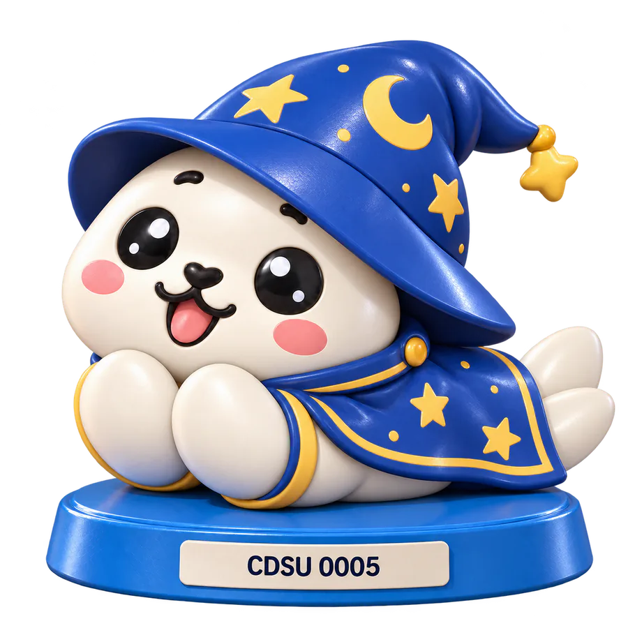 CDSU wizard seal collectible figure